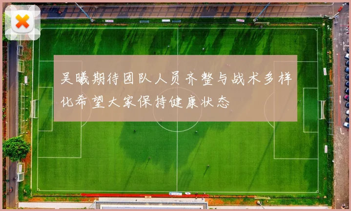 吴曦期待团队人员齐整与战术多样化希望大家保持健康状态